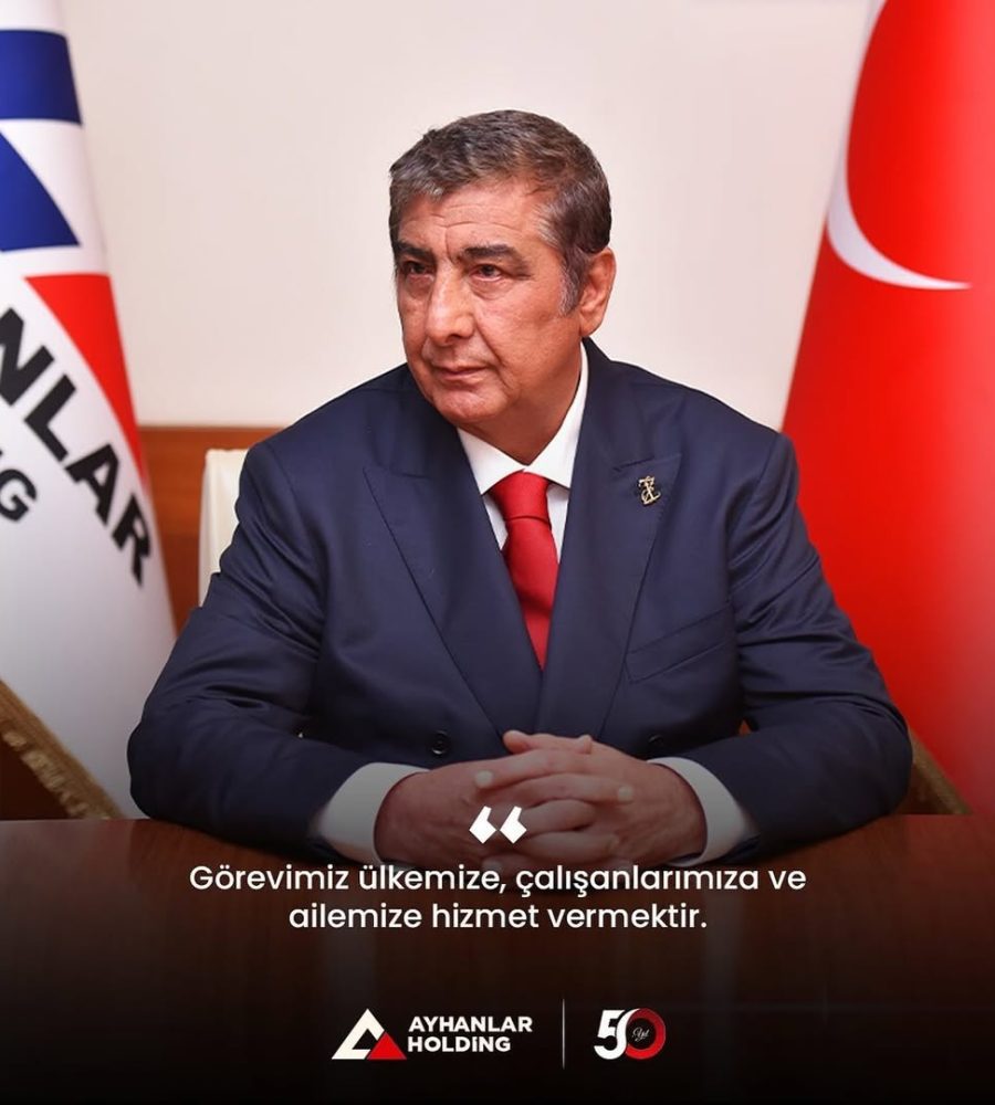 Görevimiz ülkemize, çalışanlarımıza ve ailemize hizmet vermektedir. #muratayhan #ayhanlarholding